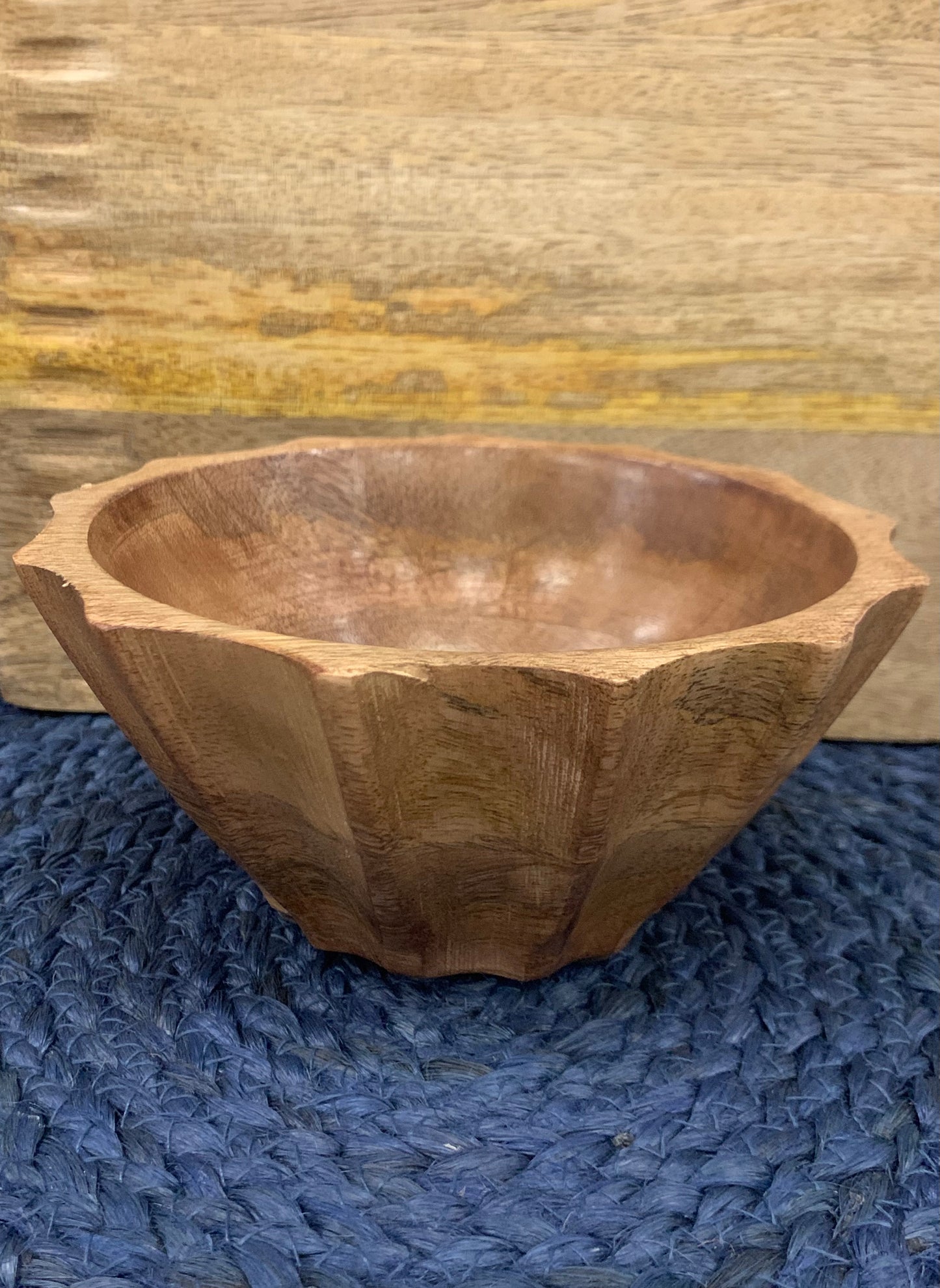 Medium Wood Decorative Bowl