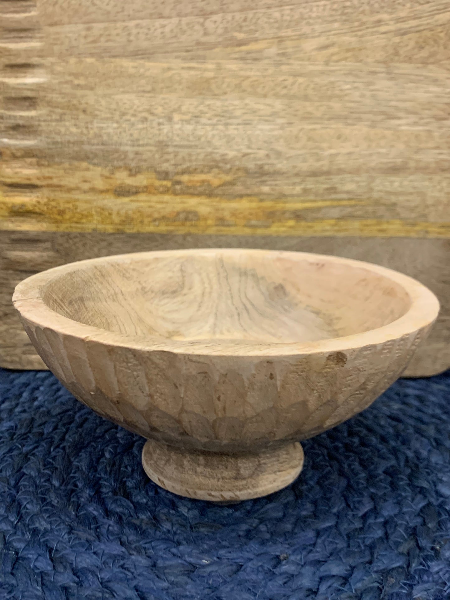 Light Wood Decorative Bowl