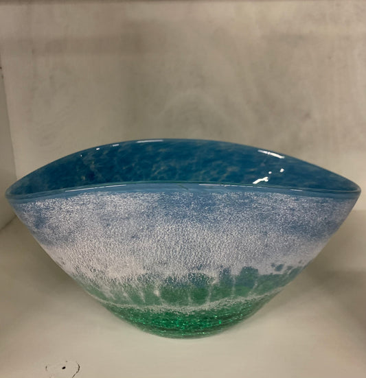 Blue/Green Glass Bowl