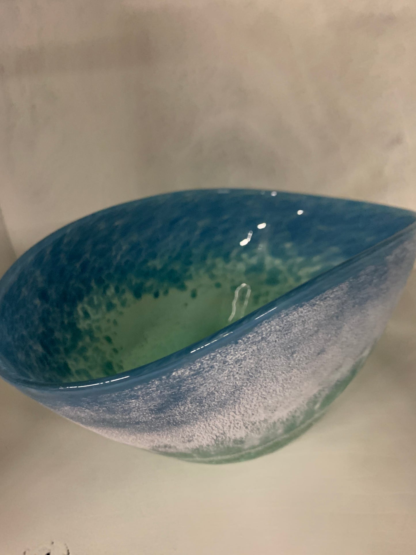 Blue/Green Glass Bowl