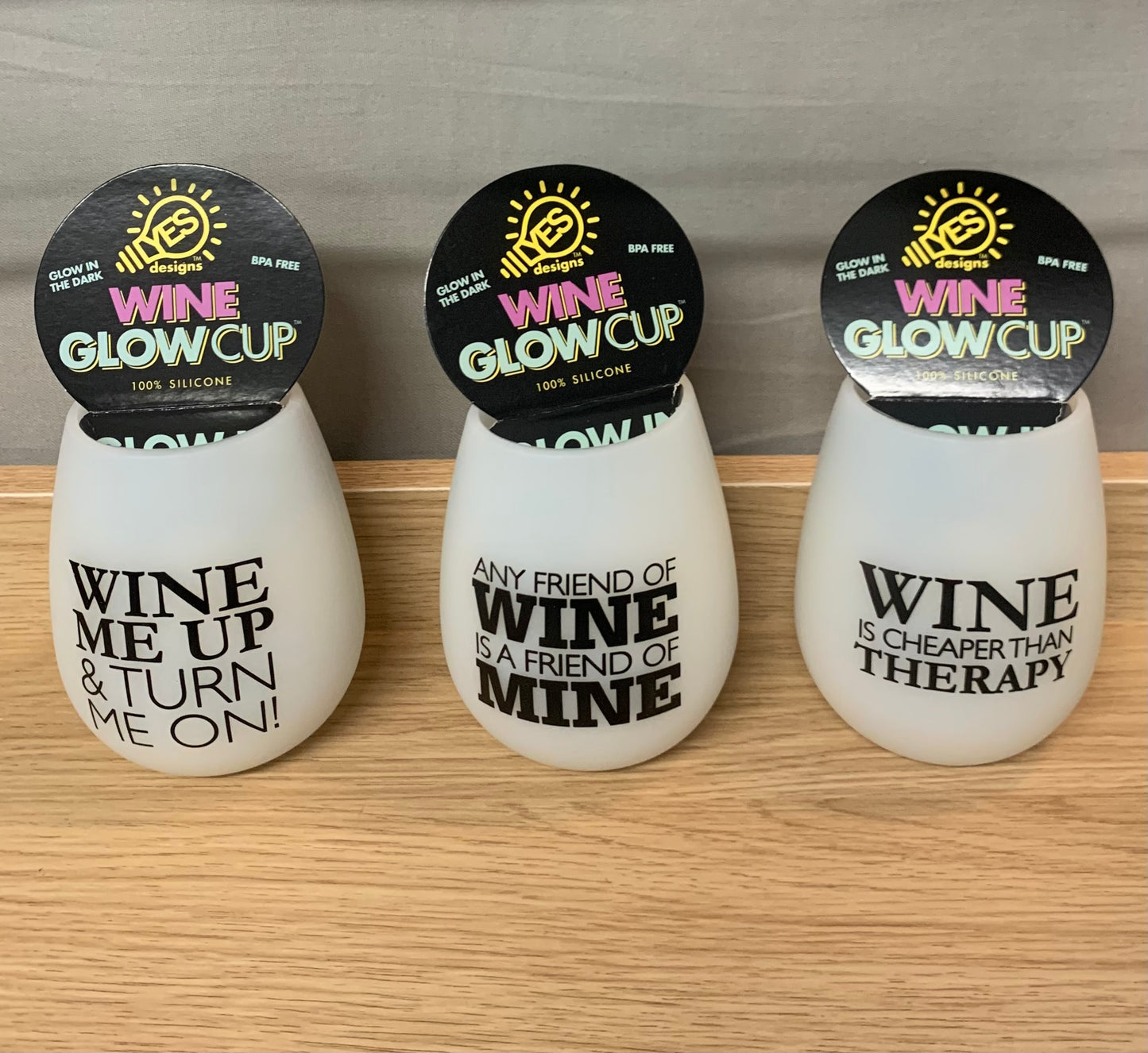 Silicone Glow in the Dark Wine Cup